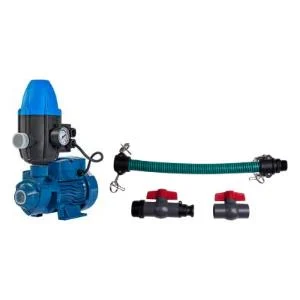 QB60 Booster Pump Combo 0.37kW with 25mm Suction Hose Kit